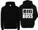 Худи черное "Big Boss", размер S khudi chernaya Big Boss s фото